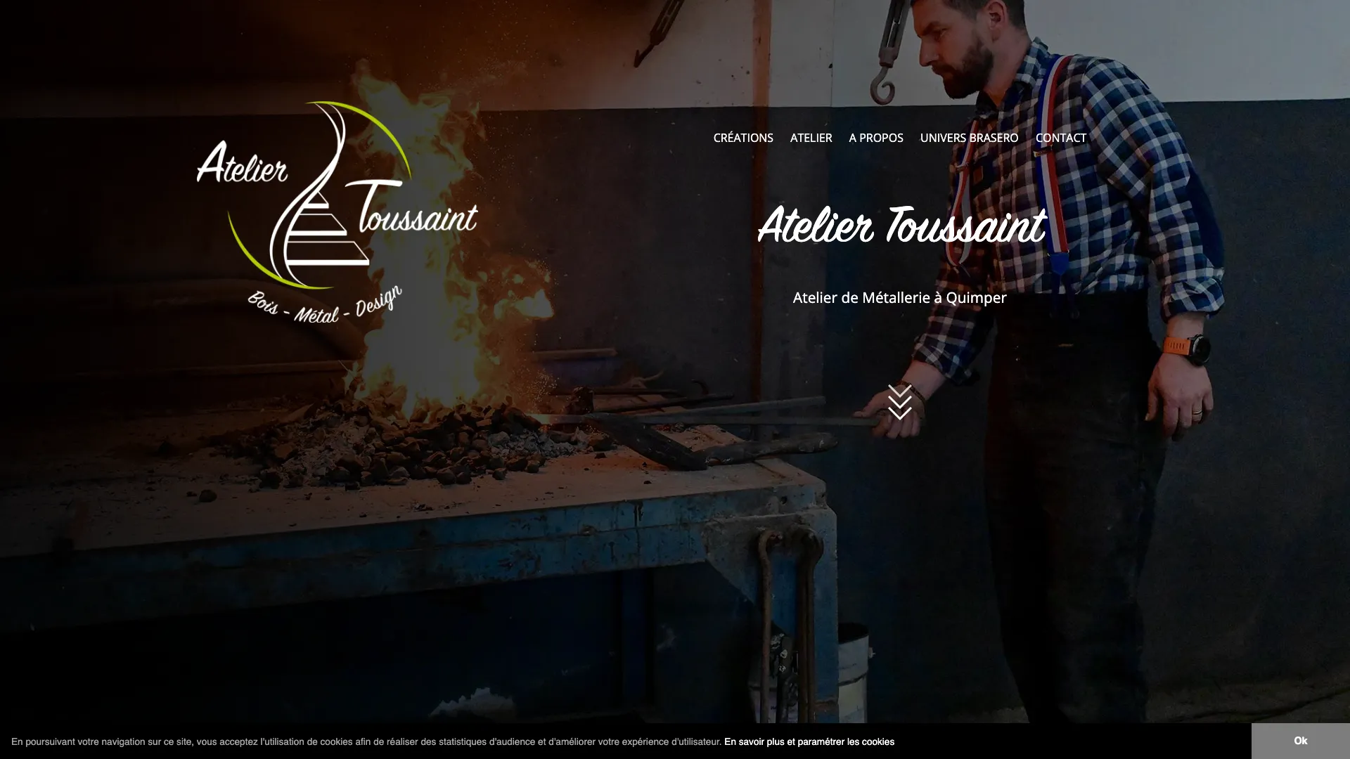 Atelier Toussaint - version desktop