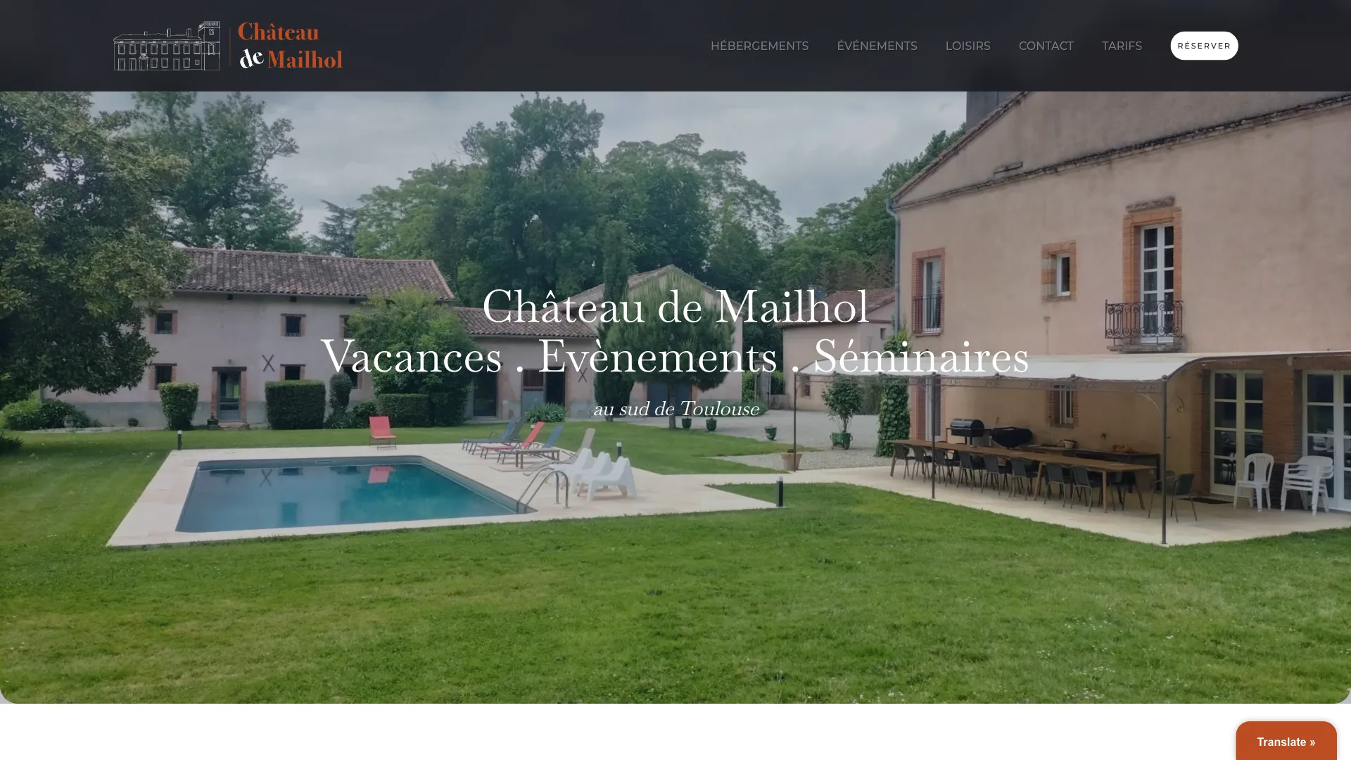 Chateau De Mailhol - version desktop