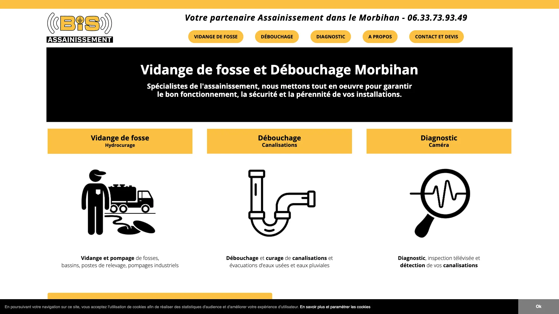 Morbihan Debouchage Diagnostic - version desktop