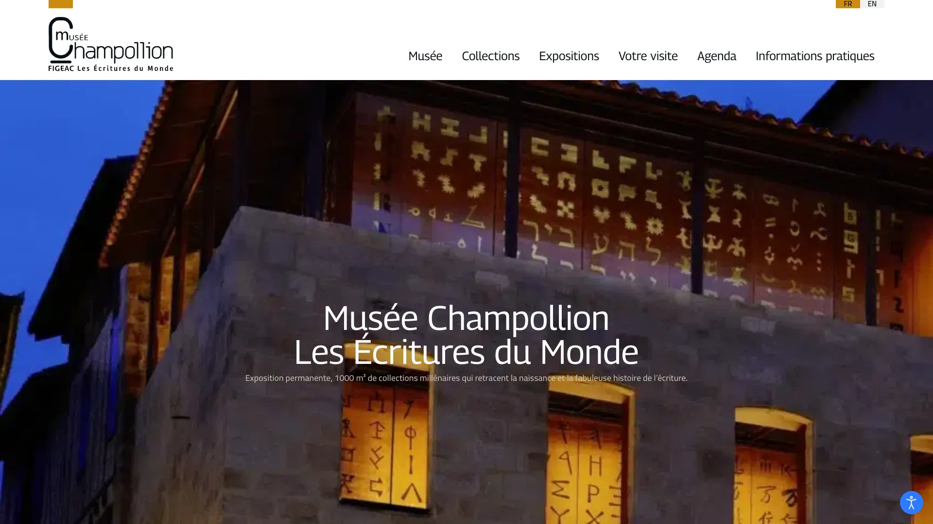 Musee Champollion - version desktop