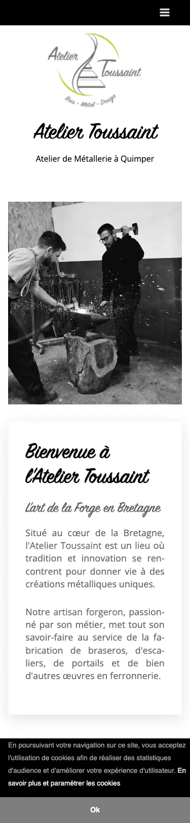 Atelier Toussaint - version mobile