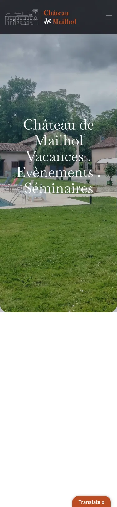 Chateau De Mailhol - version mobile