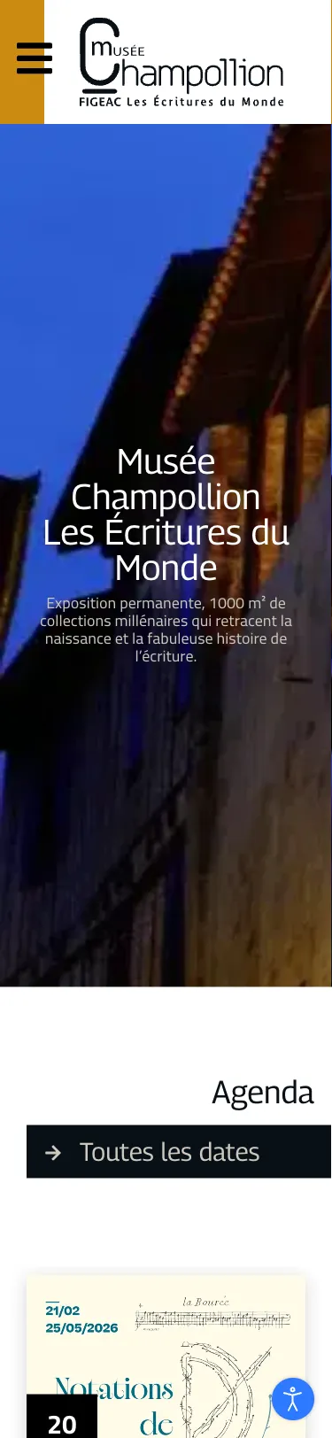 Musee Champollion - version mobile